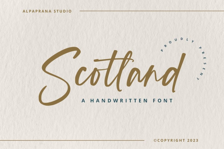 Scotland Font Download