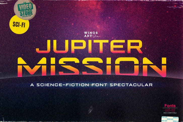 Jupiter Mission Font Download