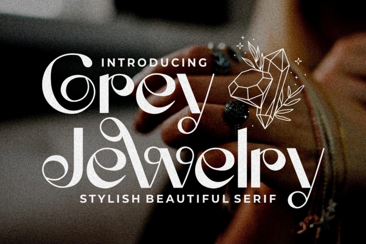 Grey Jewelry Font Download