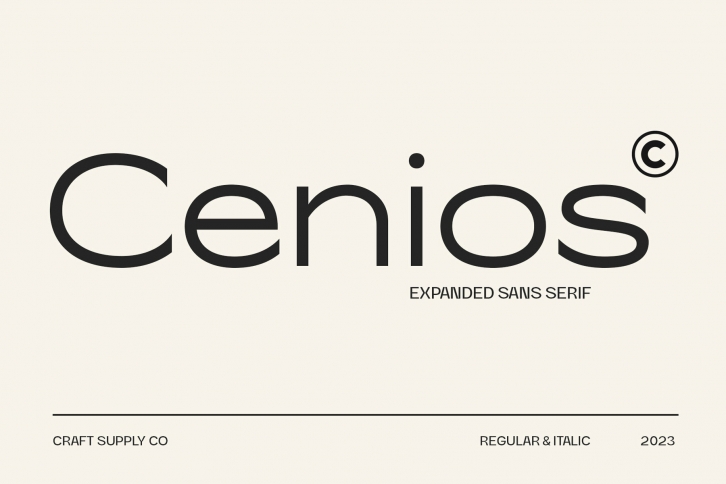 Cenios Font Download