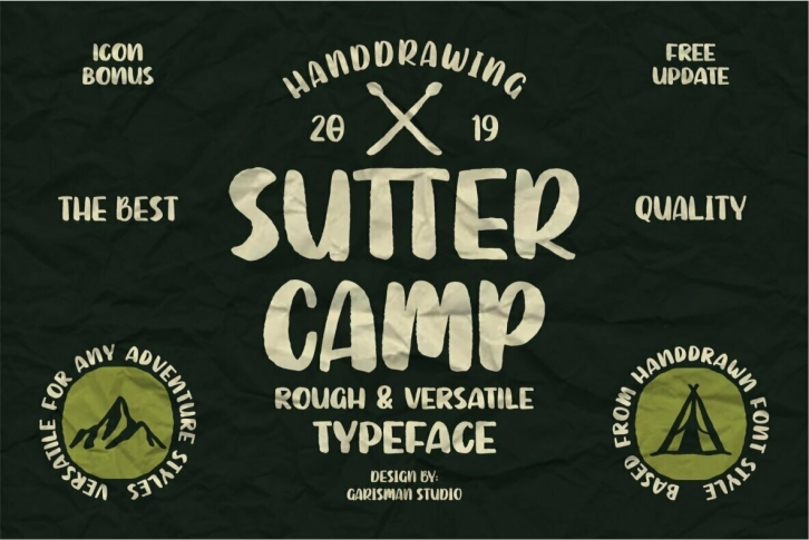 Sutter Camp Font Download