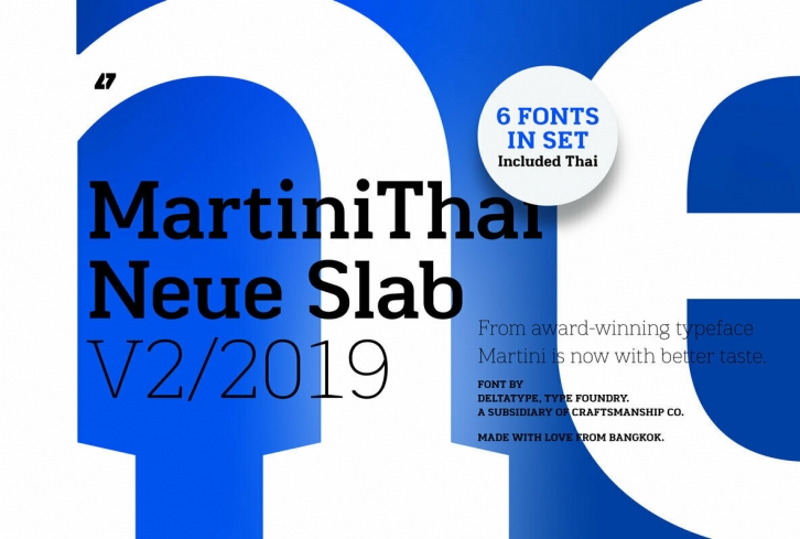 MartiniThai Neue Slab V2 Font Download