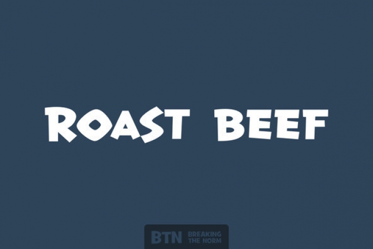 Roast Beef Font Download