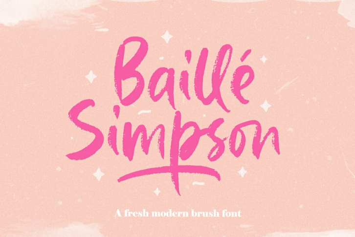 Baille Simpson Font Download