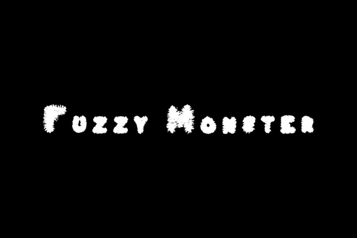 Fuzzy Monster Font Download