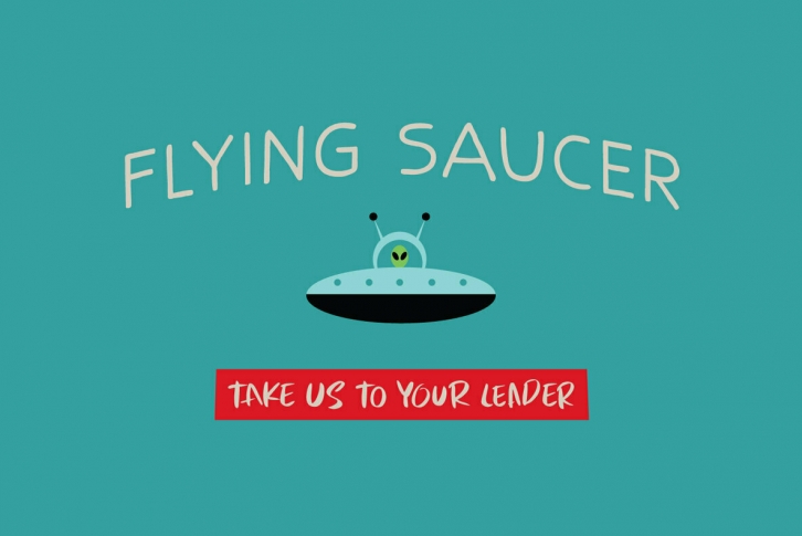 Flying Saucer Font Download