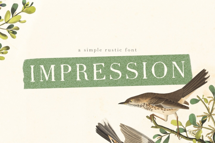 Impression Font Download