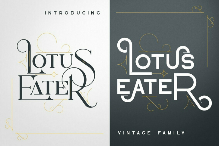 Lotus Eater Family Font Download