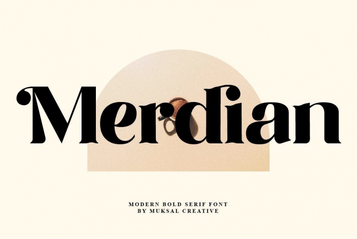 Merdian Font Download