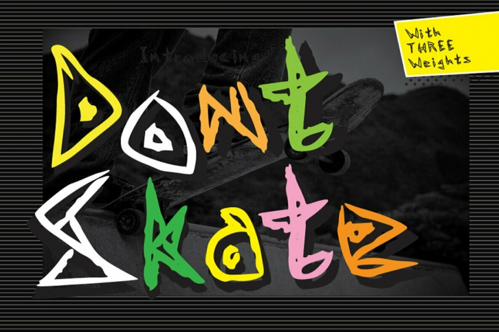 Dont Skate Font Download