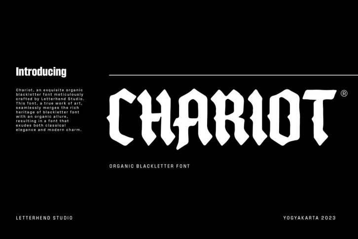 Chariot Font Download