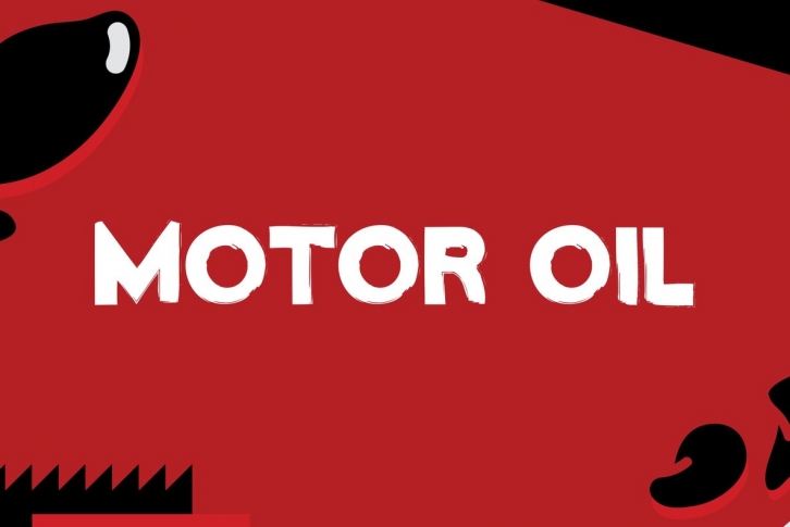 Motor Oil Font Download