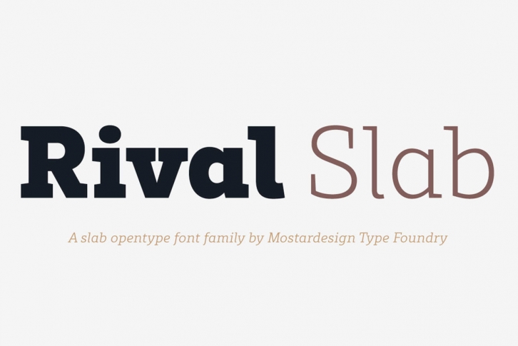 Rival Slab Font Download