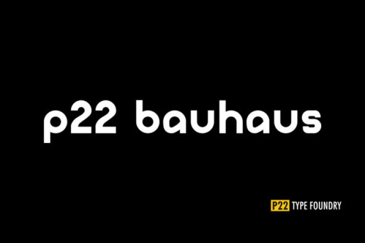 P22 Bauhaus Set Font Download