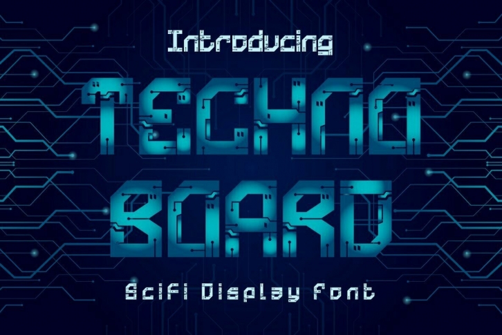 Techno Board Font Download