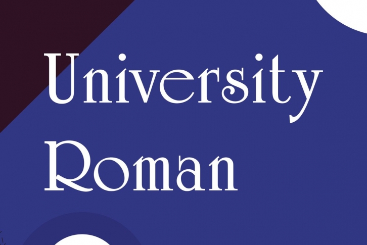 University Roman Font Download