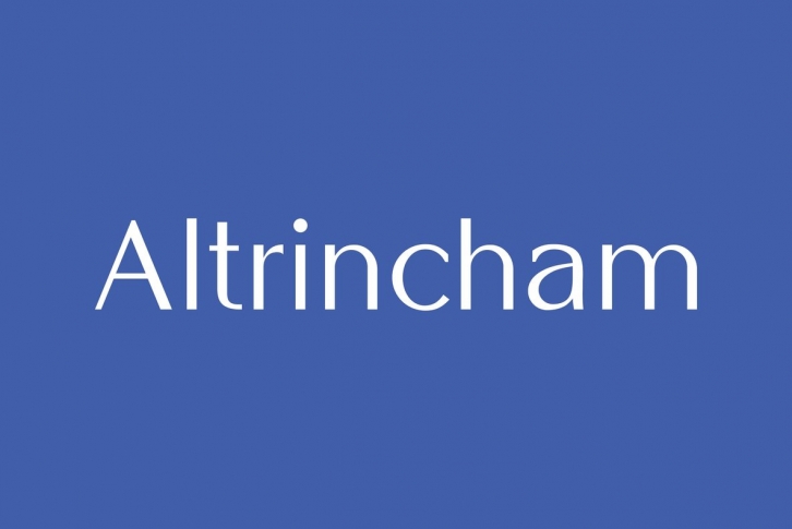 Altrincham Font Download