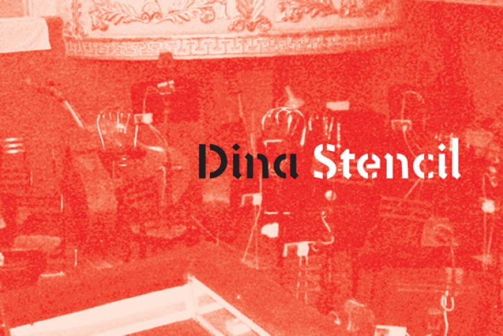 Dina Stencil Font Download