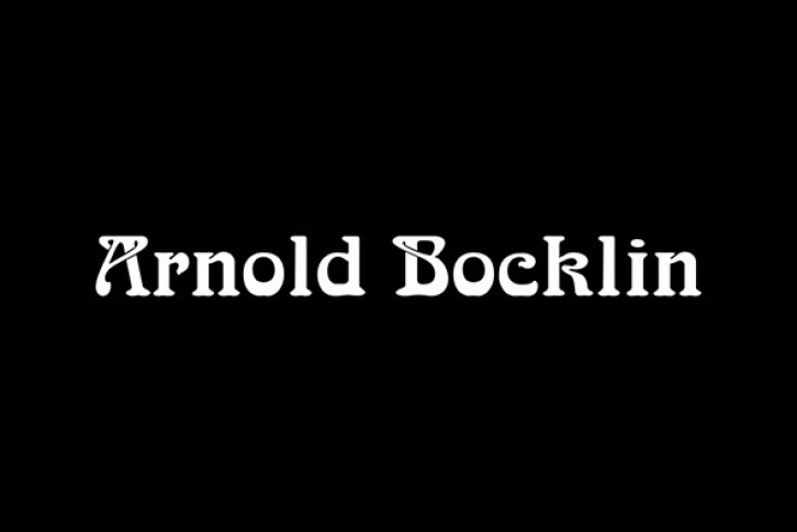 Arnold Bocklin Font Download