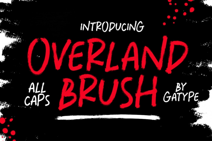 Overland Brush Font Download