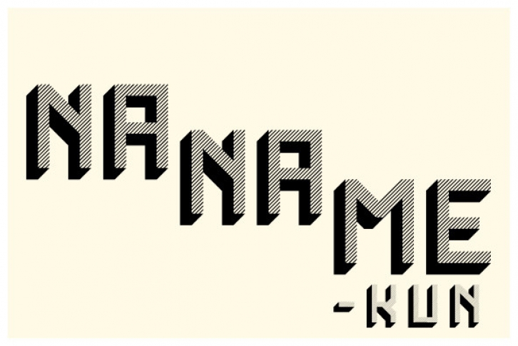 Naname Kun Font Download