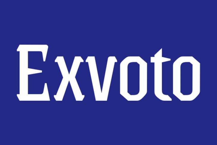 Exvoto Font Download