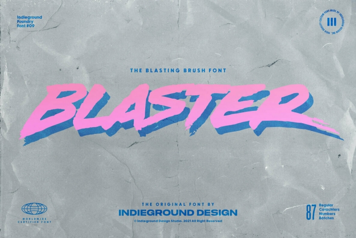 Blaster Font Download