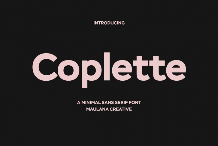 Coplette Font Download