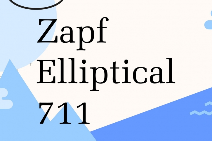 Zapf Elliptical 711 Font Download