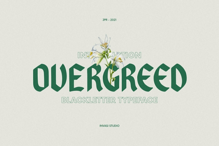 Overgreed Font Download