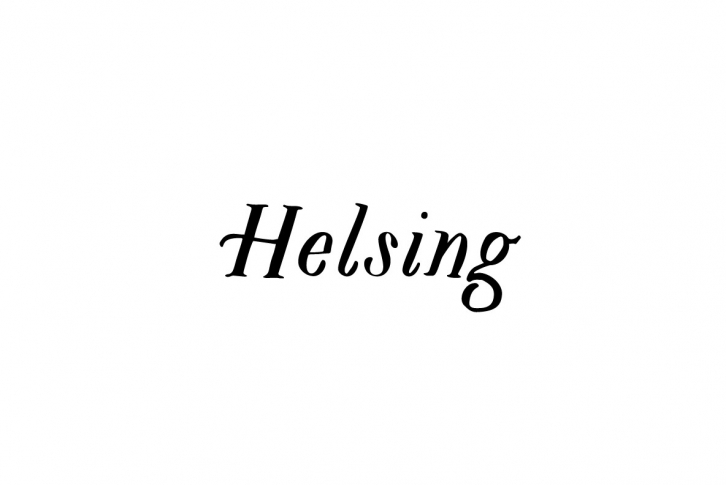 Helsing Font Download