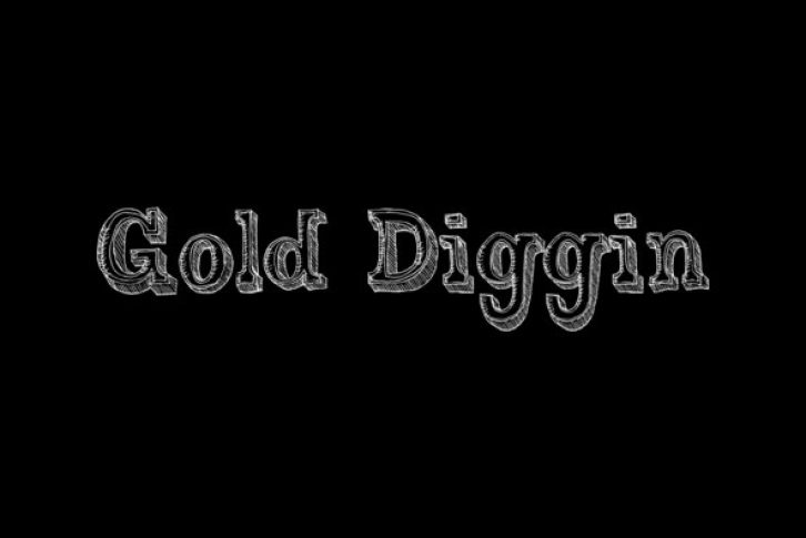 Gold Diggin Font Download