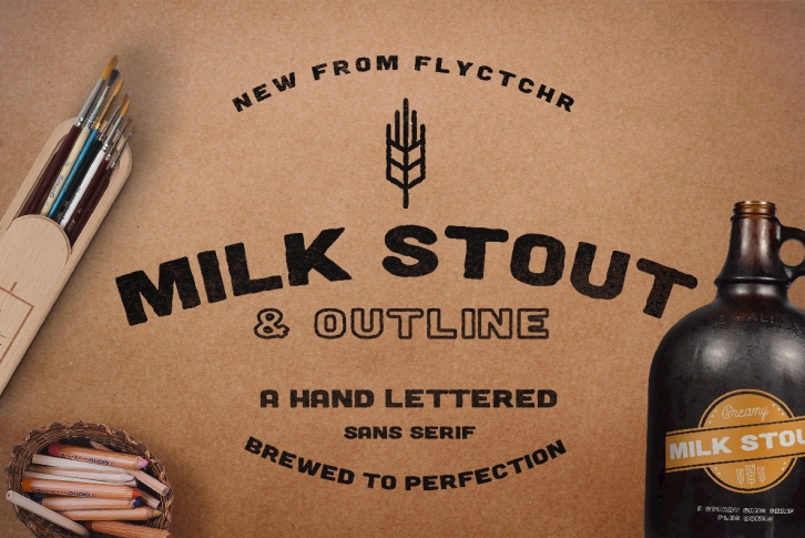 Milk Stout Font Download