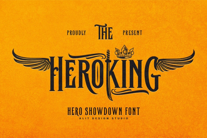 The Hero King Font Download