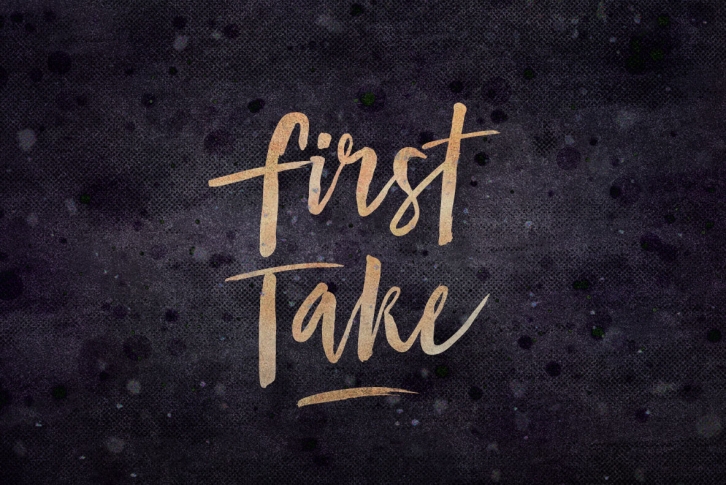 First Take Font Download