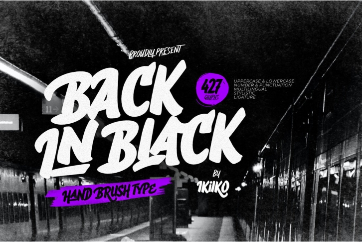 Back In Black Font Download