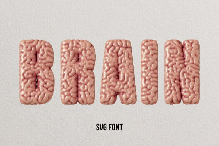 Brain SVG Font Download