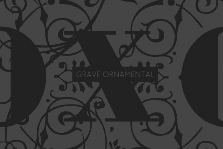 Grave Ornamental Font Download