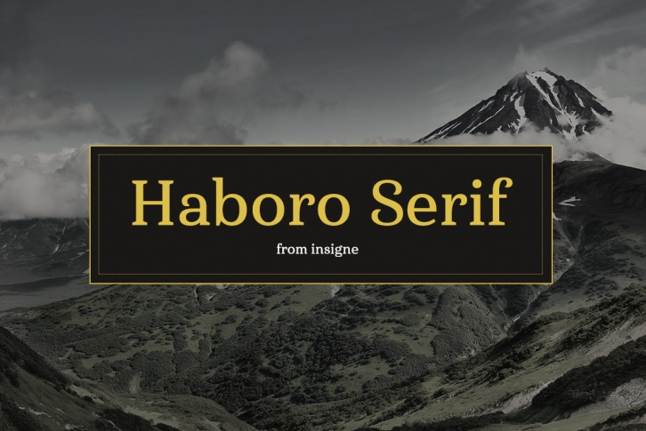 Haboro Serif Font Download