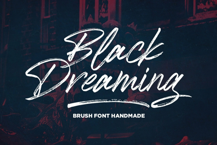 Black Dreaming Font Download