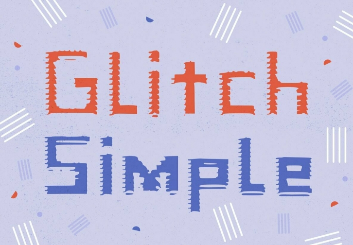 Glitch Simple Font Download