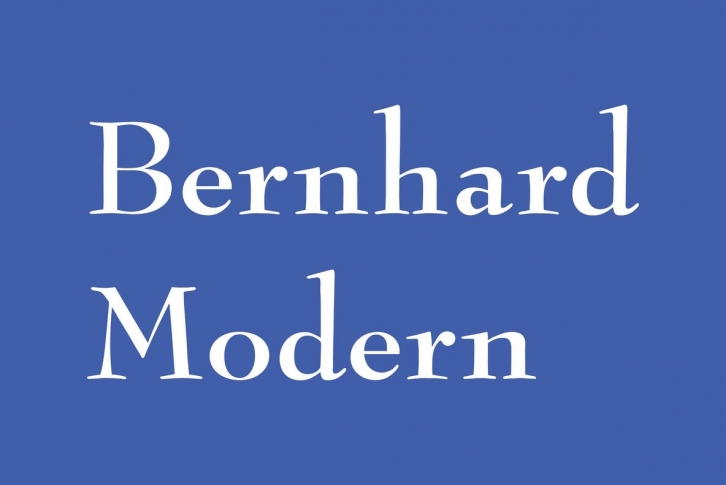 Bernhard Modern Font Download