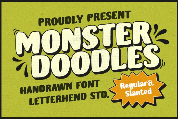 Monster Doodles Font Font Download