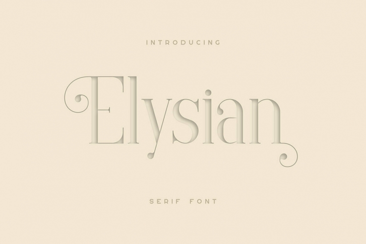 Elysian Font Font Download