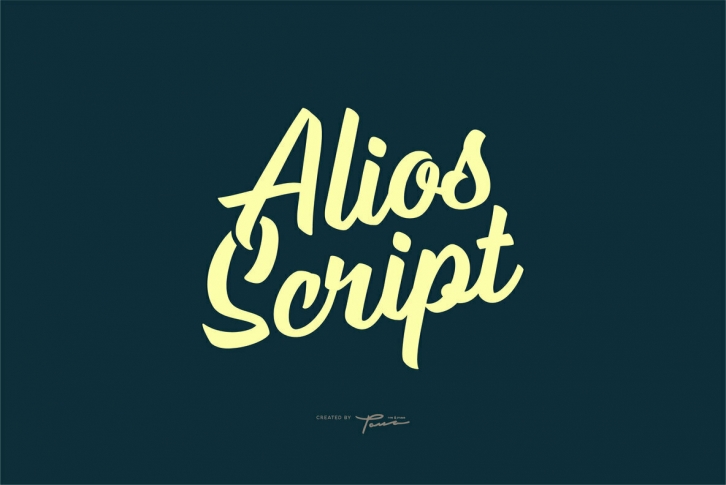 Alios Script Font Font Download