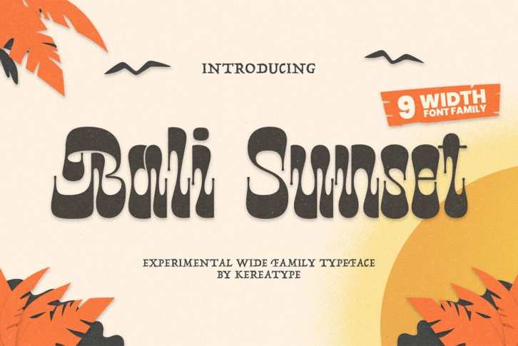 Bali Sunset Font Font Download