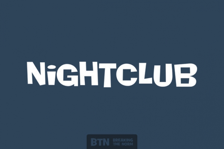 Night Club Font Font Download