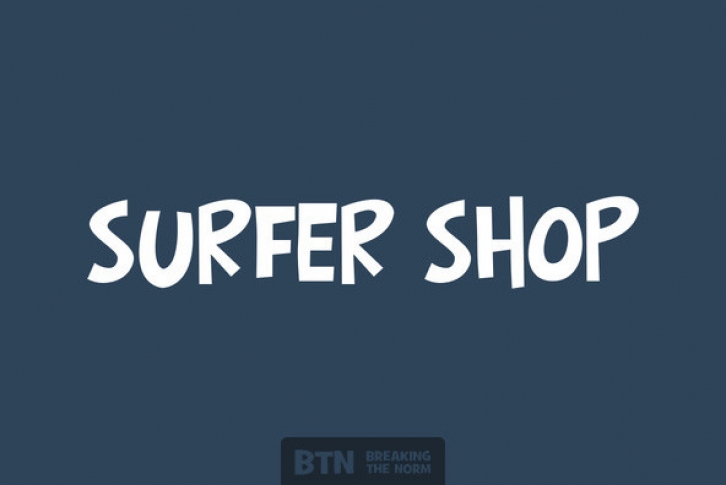 Surfer Shop Font Font Download