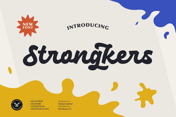 Strongkers Script Font Font Download