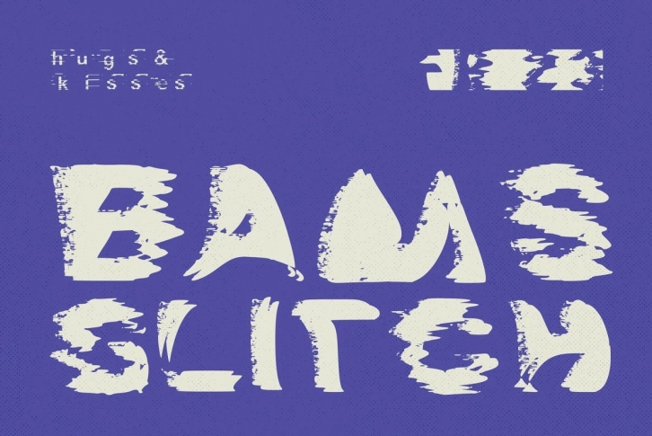 Bams Glitch Font Font Download